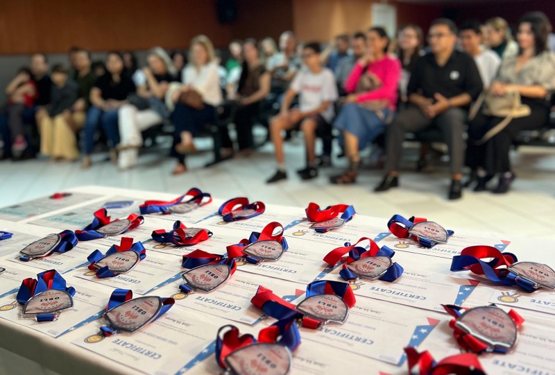 Entrega de medalhas da OBF 2023 e OBLI 2024