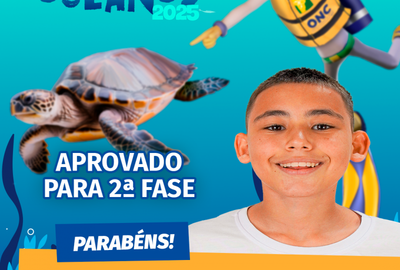 Alunos aprovados para a 2ª fase da Olimpíada Nacional de Ciências (ONC)