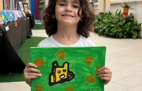 Exposição de Arte do artista Gustavo Rosa no Infantil