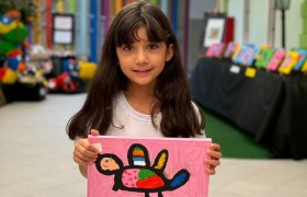 Exposição de Arte do artista Gustavo Rosa no Infantil