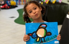 Exposição de Arte do artista Gustavo Rosa no Infantil