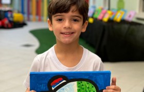 Exposição de Arte do artista Gustavo Rosa no Infantil