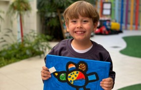 Exposição de Arte do artista Gustavo Rosa no Infantil