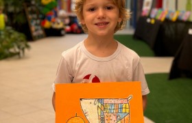 Exposição de Arte do artista Gustavo Rosa no Infantil