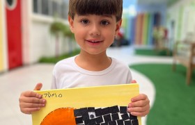 Exposição de Arte do artista Gustavo Rosa no Infantil