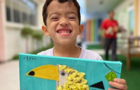 Exposição de Arte do artista Gustavo Rosa no Infantil