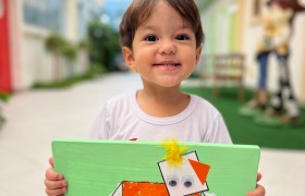 Exposição de Arte do artista Gustavo Rosa no Infantil