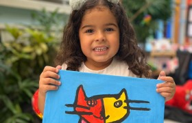 Exposição de Arte do artista Gustavo Rosa no Infantil