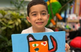 Exposição de Arte do artista Gustavo Rosa no Infantil