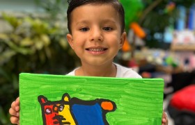 Exposição de Arte do artista Gustavo Rosa no Infantil