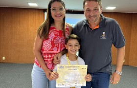 Entrega de medalhas da OBA 2024