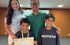 Entrega de medalhas da OBA 2024