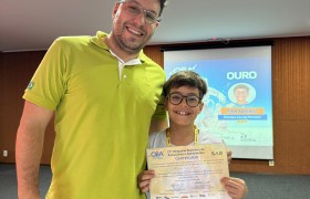 Entrega de medalhas da OBA 2024