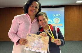 Entrega de medalhas da OBA 2024