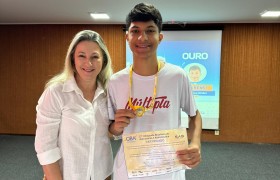 Entrega de medalhas da OBA 2024