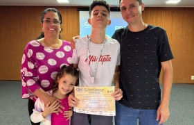 Entrega de medalhas da OBA 2024