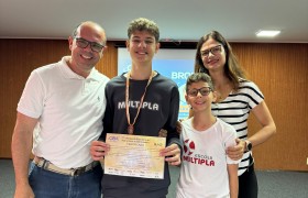 Entrega de medalhas da OBA 2024